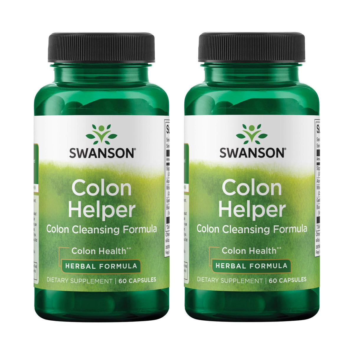 Swanson Colon Helper: botella frontal para apoyar la digestión equilibrada.