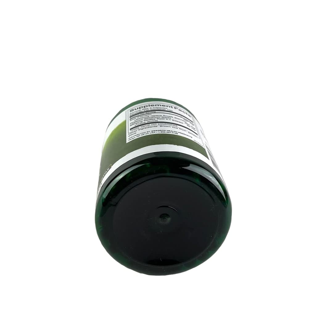 Swanson Prostata Complejo: etiqueta clara con dosis y beneficios posibles.