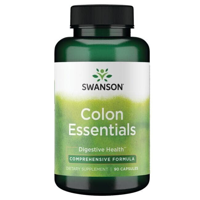 Swanson Condition Colon Essentials: fórmula sin OGM con nutrientes y bacterias beneficiosas.