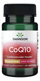 Swanson CoQ10 100 mg, bote de cápsulas blandas, apoyo a la energía diaria