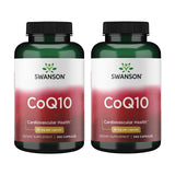 Swanson CoQ10 30 mg, botella frontal, apoyo al corazón durante la actividad diaria.