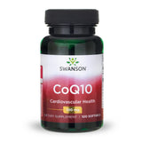 Swanson CoQ10 Botella Energía para apoyo diario de energía y antioxidantes.