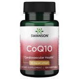 Swanson CoQ10 60 mg, empaque con 120 cápsulas blandas para energía diaria