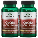 Swanson CoQ10 con Tocotrienoles: botella de cápsulas para apoyo a la salud cardíaca