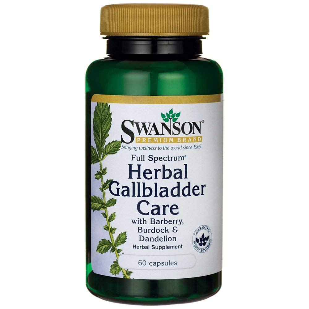Swanson Cuidado Herbal Vesícula Biliar: cápsulas de 60 para uso diario