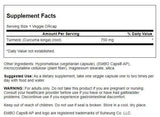 Swanson Curcuma en botella de 750 mg con 60 cápsulas veganas para uso diario