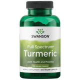 Swanson Curcuma, botella frontal: apoyo a la movilidad diaria y bienestar articular.