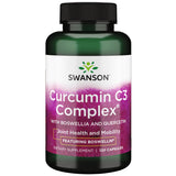 Swanson Curcumin C3 Complex con Boswellia y Quercetina, botella visible para apoyo articular