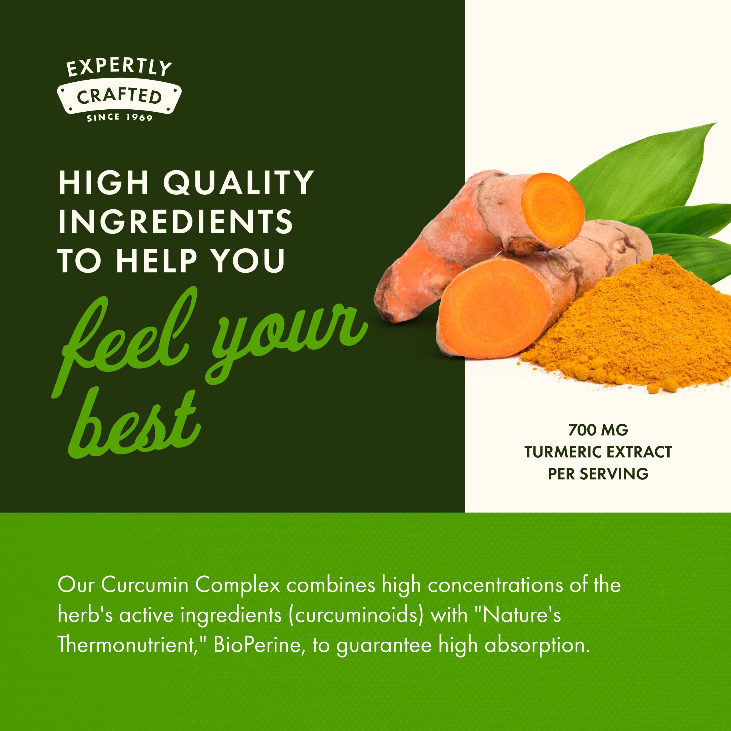 Swanson Curcumin Complex: movilidad diaria respaldada por su fórmula suave.