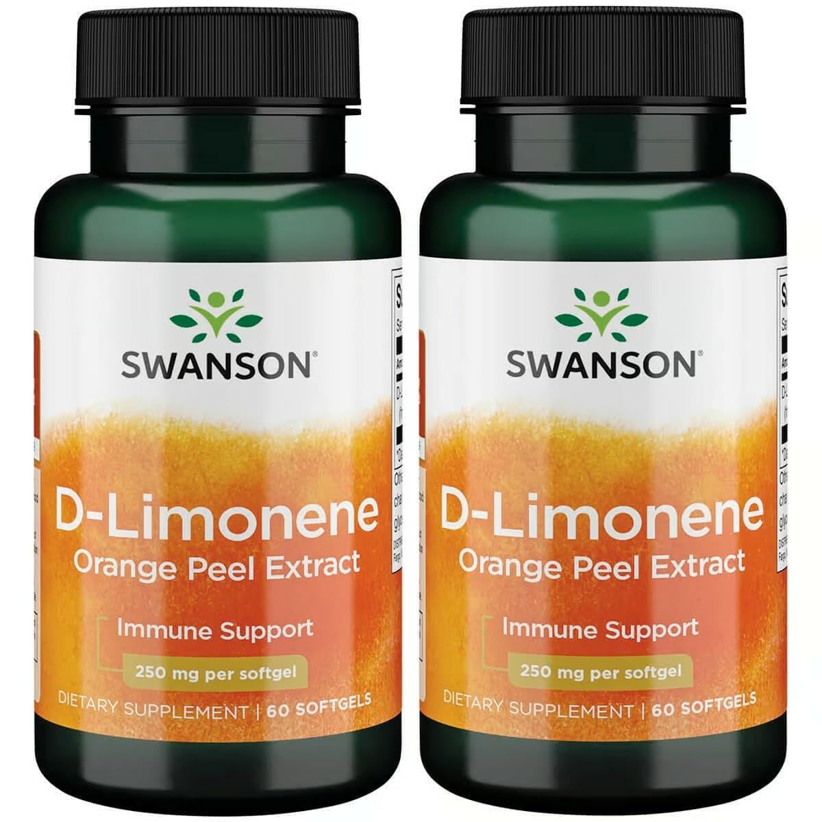 Swanson D-Limonene: botella de cápsulas de 60 unidades para uso diario.