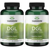 Swanson DGL Regaliz, tableta masticable, apoyo digestivo suave para molestias ocasionales.