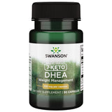 Swanson Diet 7-Keto DHEA 100 mg, botella de cápsulas para la gestión de peso