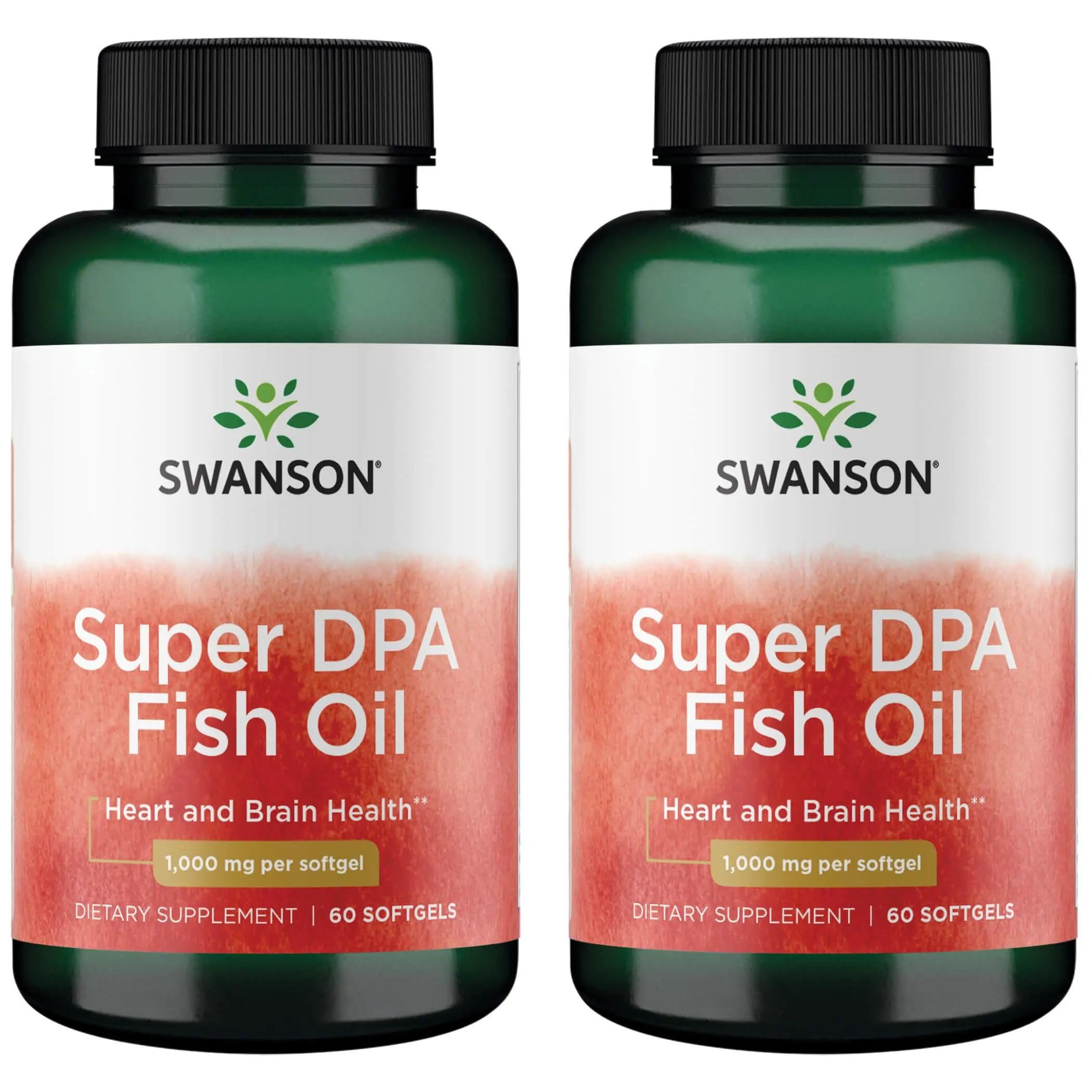 Swanson DPA aceite de pescado en frasco, enfoque en envase para uso diario