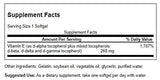 Swanson E-400 cápsulas blancas para uso diario de antioxidante.