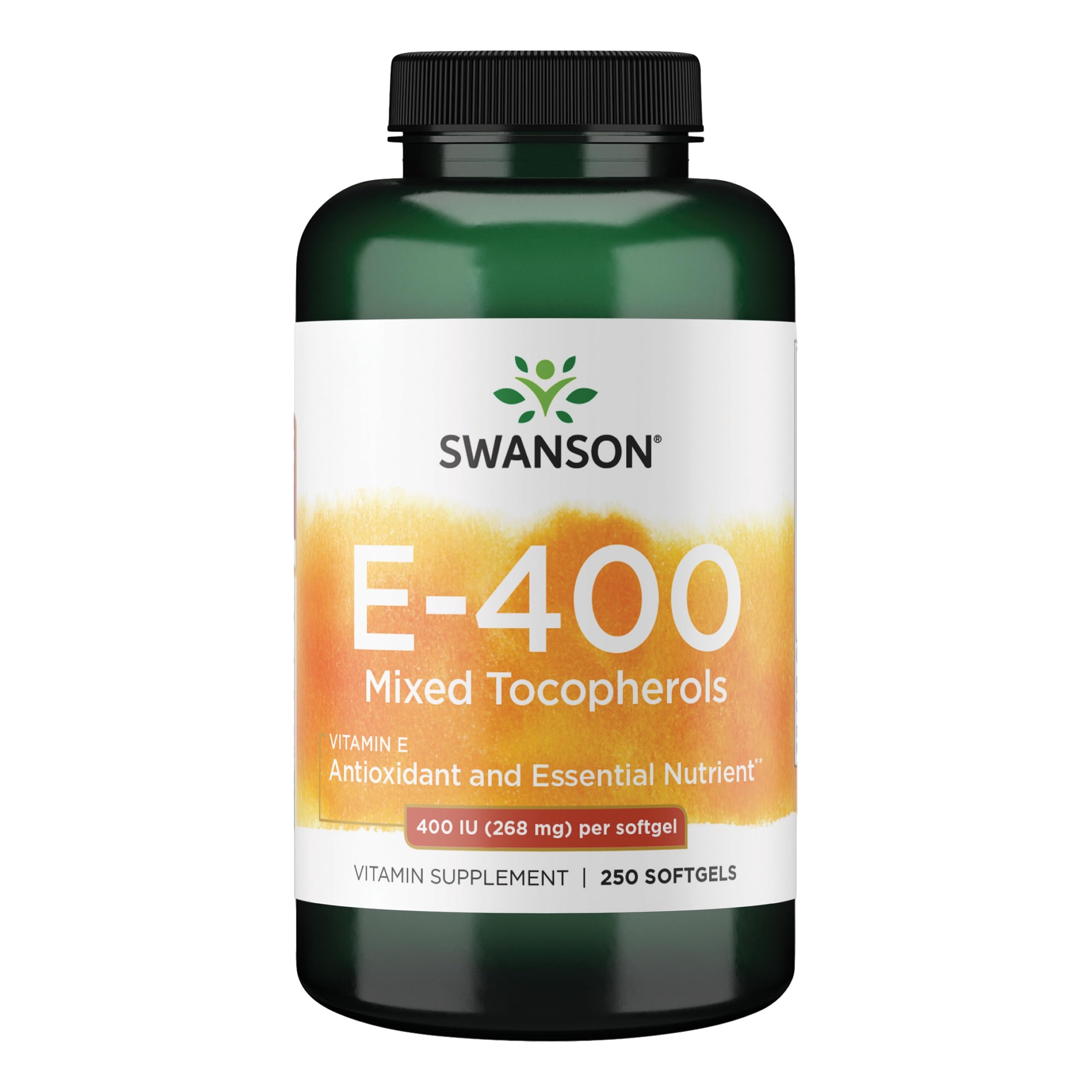 Swanson E-400 botella de tocoferoles mixtos para ritual diario antioxidante