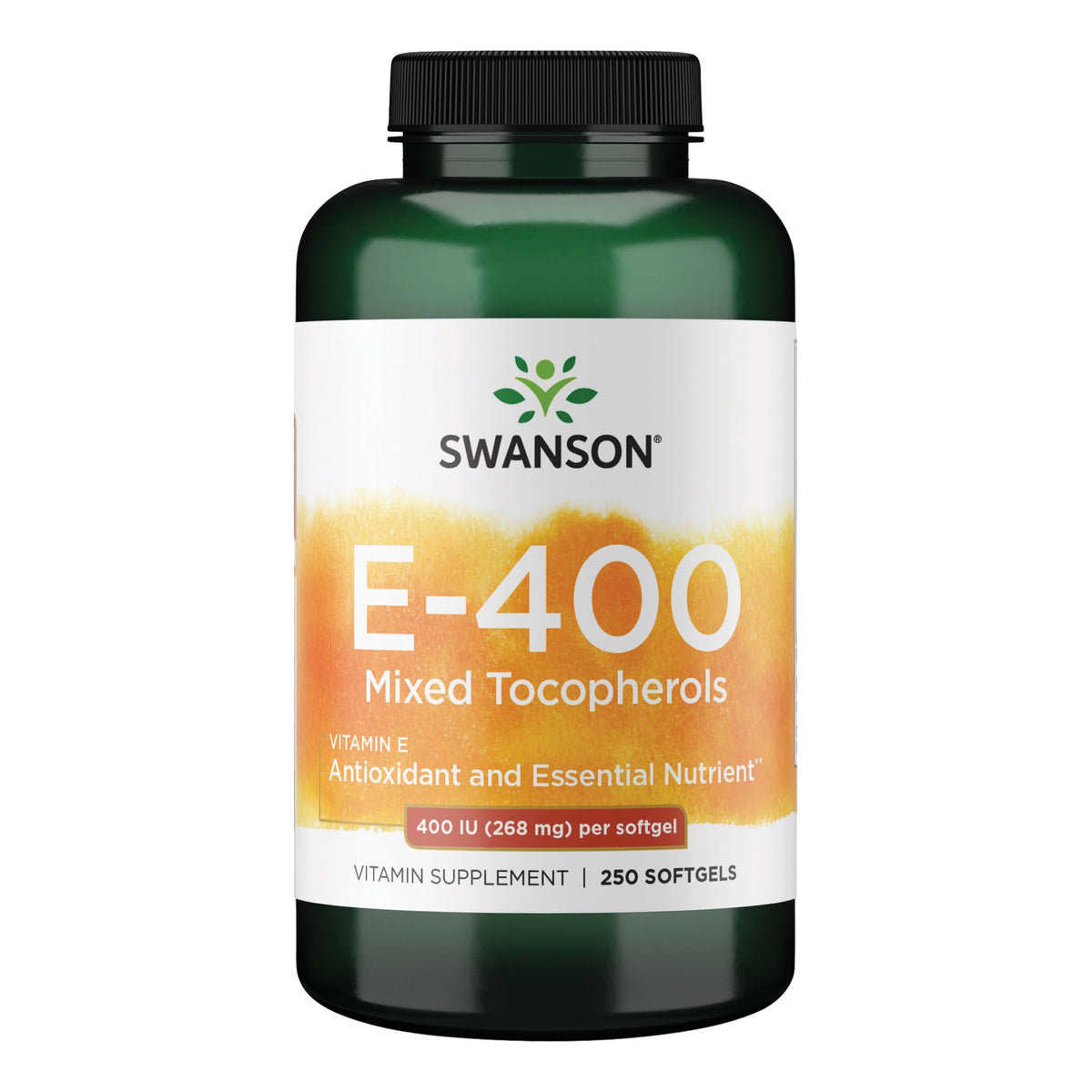 Swanson E-400 botella de tocoferoles mixtos para ritual diario antioxidante