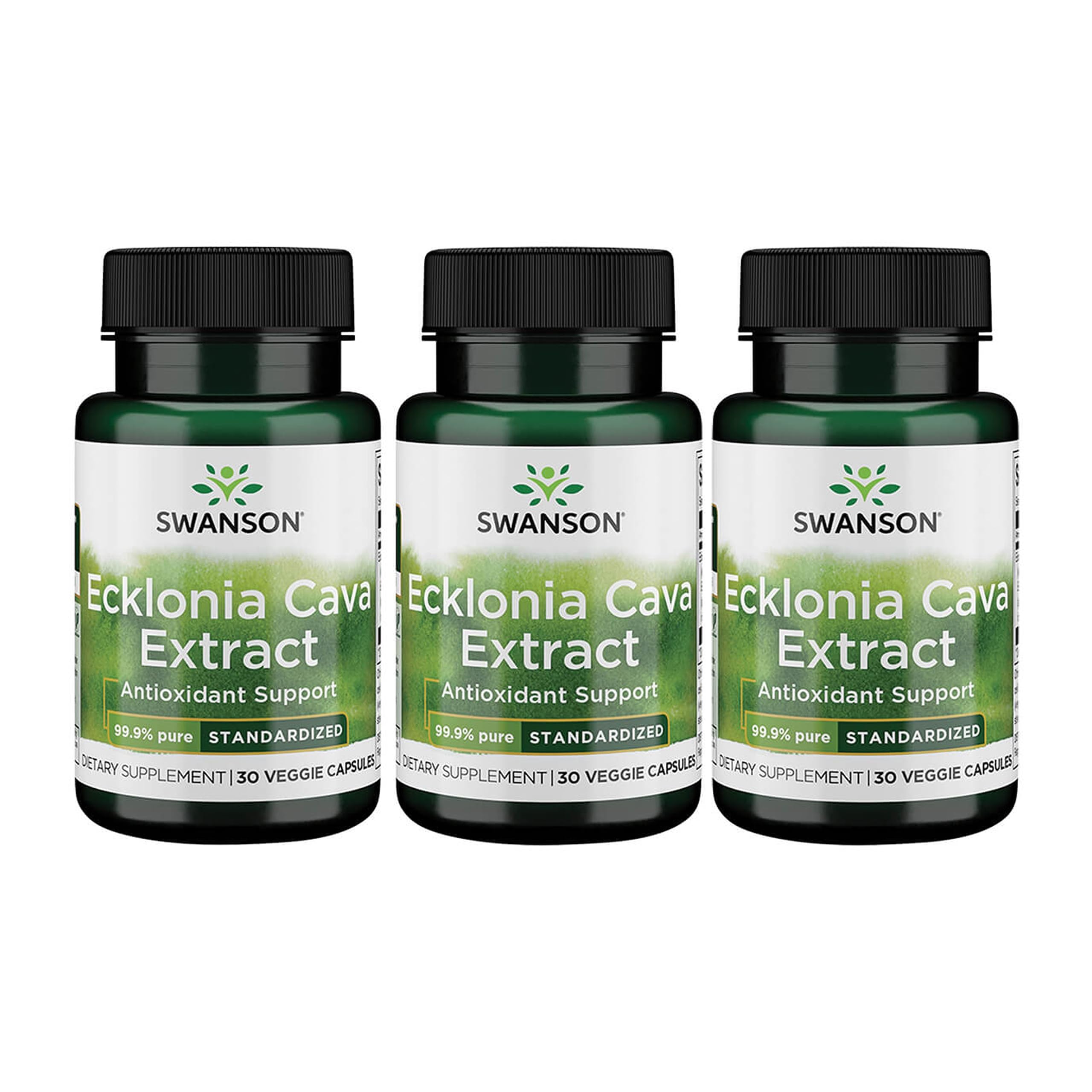 Swanson Ecklonia Cava Extract: bote de cápsulas para soporte antioxidante diario.