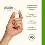 Swanson Epic-Pro mezcla prebiótico FOS para alimentar bacterias.