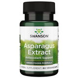 Swanson espárrago extracto botella de 60 cápsulas vegetales para equilibrio de fluidos