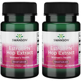 Swanson Estro8Pn extracto de lupulo, frasco visto de frente para bienestar hormonal