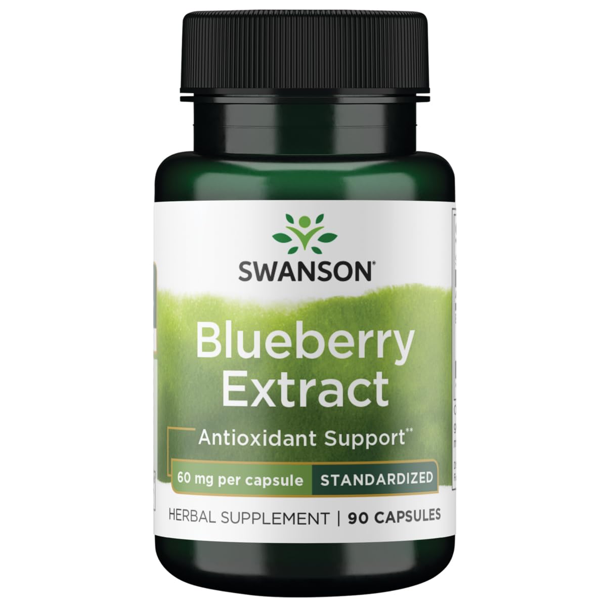 Swanson extracto de hojas de arándano, cápsulas, protección antioxidante potencial.