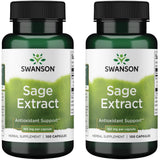 Swanson extracto de salvia: cápsulas para uso diario que apoyan el bienestar total.