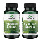 Swanson Fucoidan Extract frente del envase, apoyo potencial a la defensa inmunitaria.