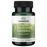 Swanson Complejo de 7 Hongos de Espectro Completo, cápsulas, apoyo nutricional general