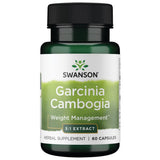 Swanson Garcinia Cambogia cápsulas con extracto 5:1 para apoyo en dieta equilibrada