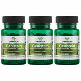 Swanson Genisteína sin soja: cápsulas veganas para equilibrio hormonal potencial.