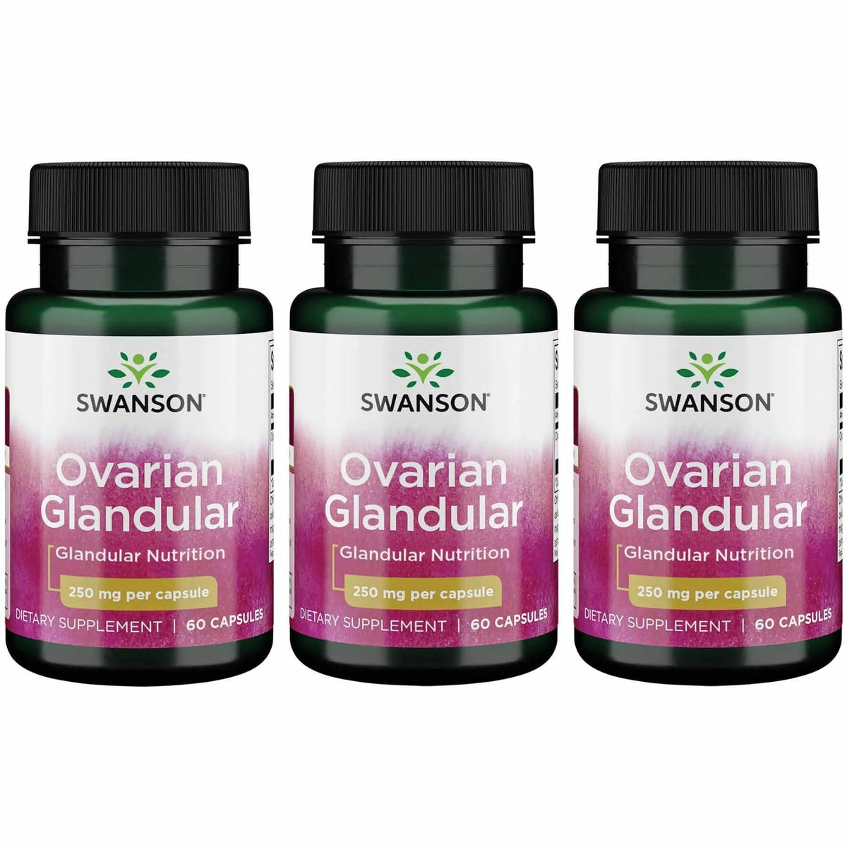 Swanson glándula ovárica: cápsulas para apoyo diario de la salud femenina.