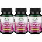 Swanson glándula ovárica: cápsulas para apoyo diario de la salud femenina.