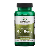 Swanson Goji Berry Wolfberry capsulas, apoyo a la vision y bienestar ocular