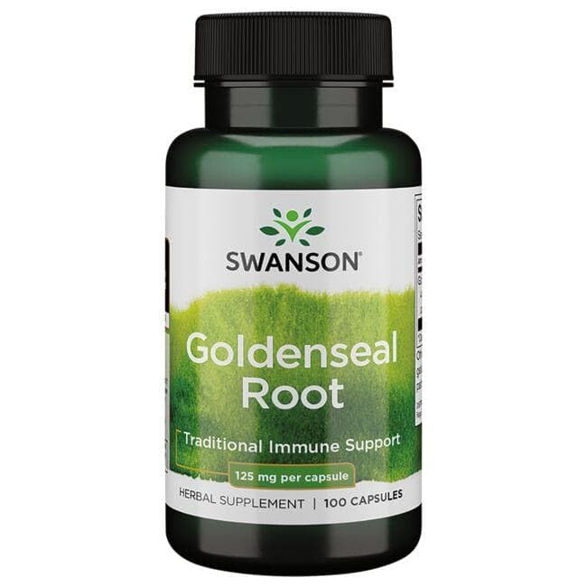Etiqueta de Swanson Goldenseal: información clara para uso responsable