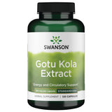 Swanson Gotu Kola estandarizada en cápsulas de 100 mg para apoyar la circulación.
