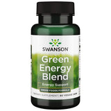 Cápsulas Swanson Greens Green Energy Blend para energía diaria vegana