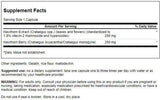 Swanson Hawthorn Extract etiqueta en el bote para salud cardiovascular.
