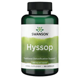 Swanson Hisopo 450 mg, botella visible, posible apoyo al sistema digestivo diario.
