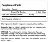 Swanson hoja de olivo 400 mg cápsulas cercanas, antioxidantes para la salud cardiovascular