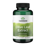 Swanson Extracto de Hoja de Olivo en cápsulas de 500 mg para bienestar diario.