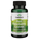 Swanson hojas de frambuesa rojas 380 mg, cápsulas para uso diario y apoyo general