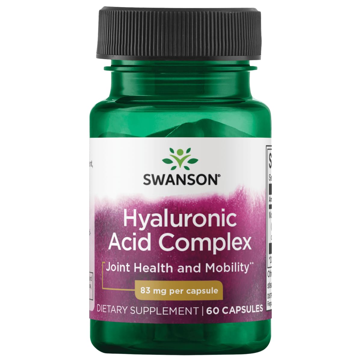Swanson Hyal-Joint en botella, fácil de almacenar para uso diario
