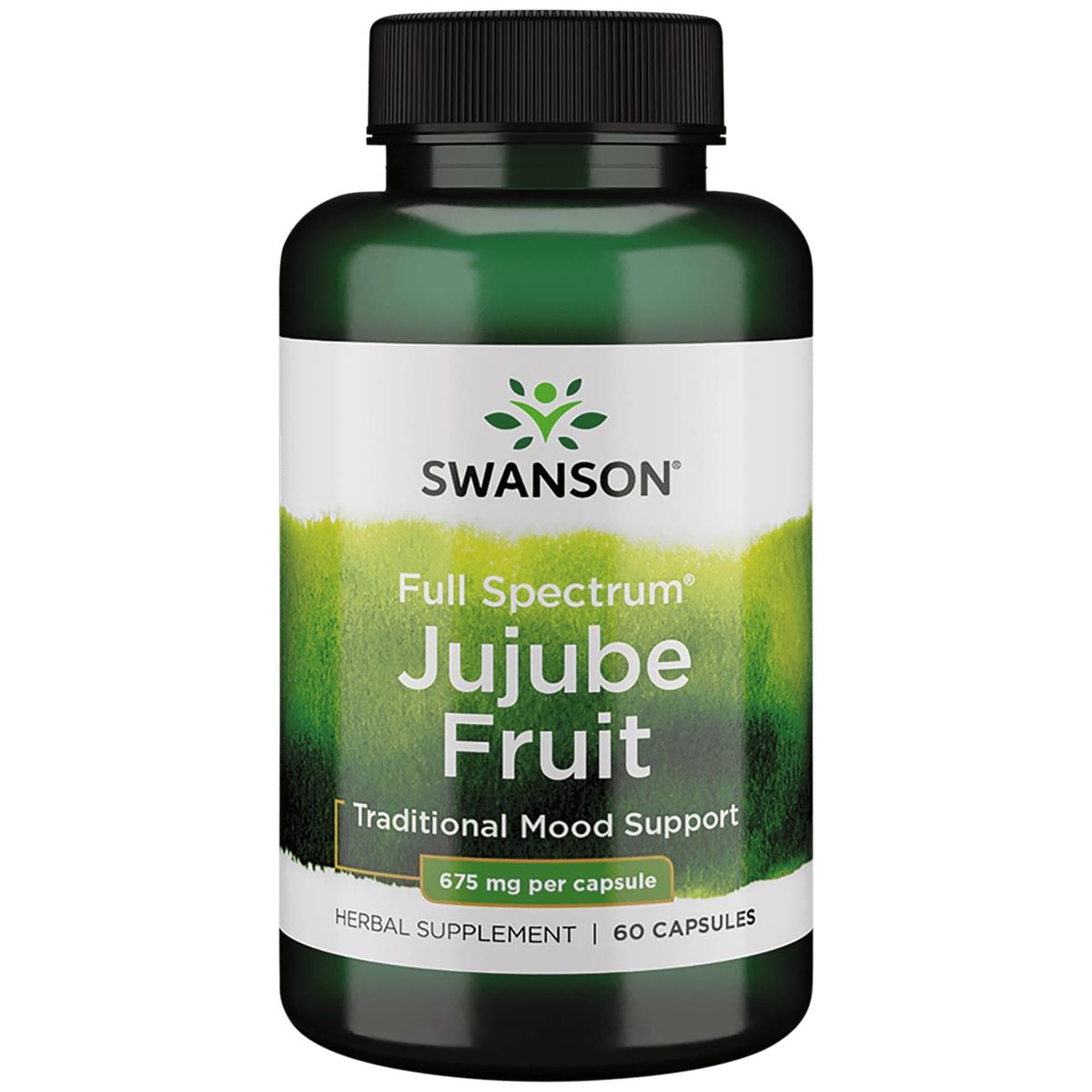 Swanson Jujube Fruta: cápsula suave para apoyo al bienestar diario.