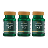 Swanson K2 MK-7, cápsula blanda, vista frontal, posible apoyo a la salud ósea.