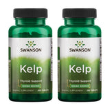 Swanson Kelp: tabletas de yodo natural para apoyo tiroideo y bienestar diario