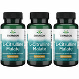Swanson L-Citrulline Malate envase de cápsulas para energía sostenida.