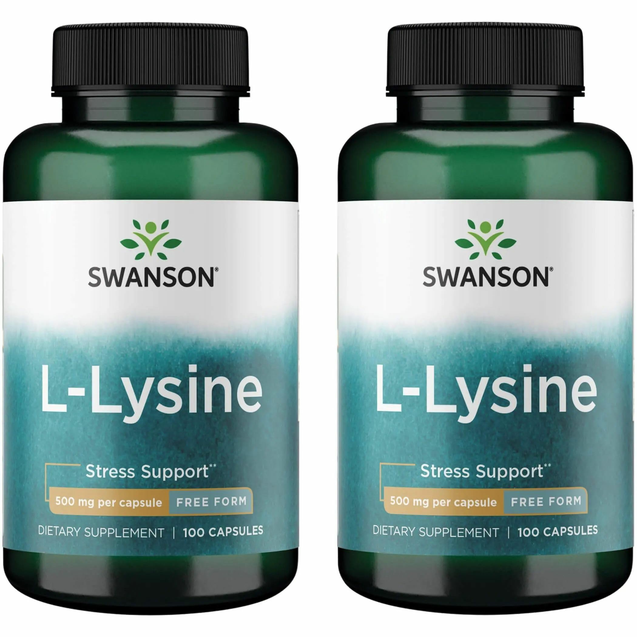 Swanson L-Lisina forma libre frasco de 500 mg para uso diario