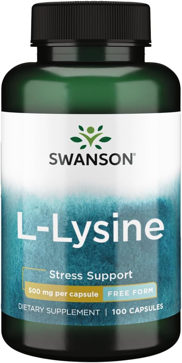 Swanson L-Lisina: bote de cápsulas 500 mg para bienestar diario