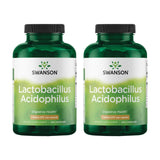 Swanson Lactobacillus Acidophilus: botella de cápsulas para apoyo digestivo diario