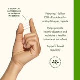 Swanson Lactobacillus Acidophilus detalle de capsula para observacion de dosis